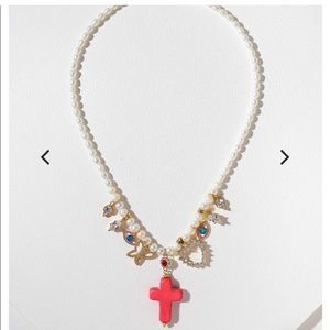 Vanessa Mooney the Lisa Pearl charm necklace